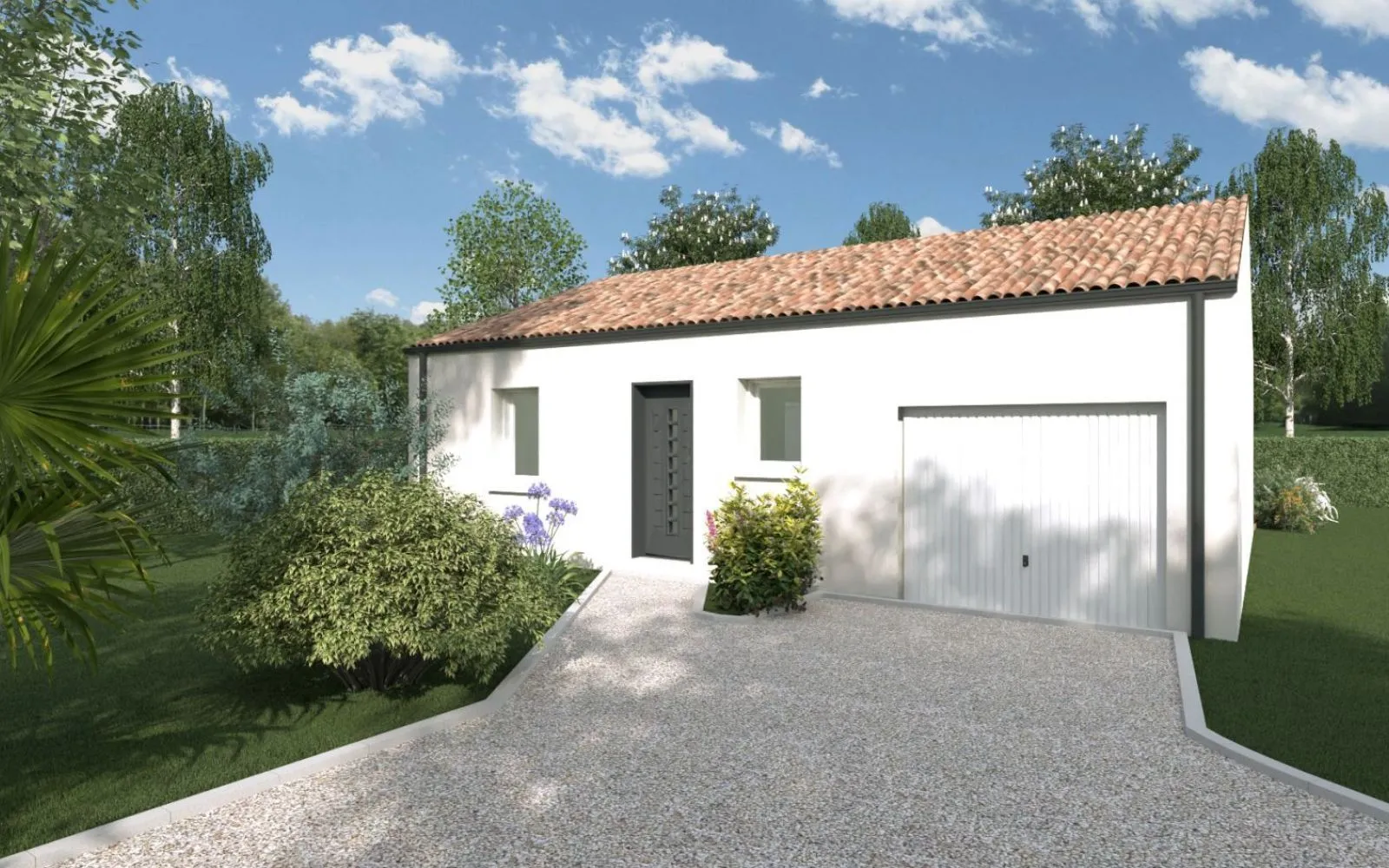 Projet de construction d'une maison 68 m² avec terrain à PAULX (44) à Paulx — photo 1