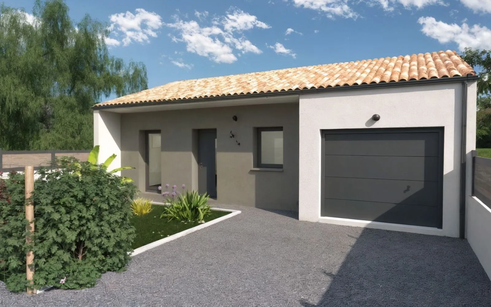 Projet de construction d'une maison 86 m² avec terrain à SAINT-HILAIRE-DE-CHALEONS (44) à Saint-Hilaire-de-Chaléons — photo 1