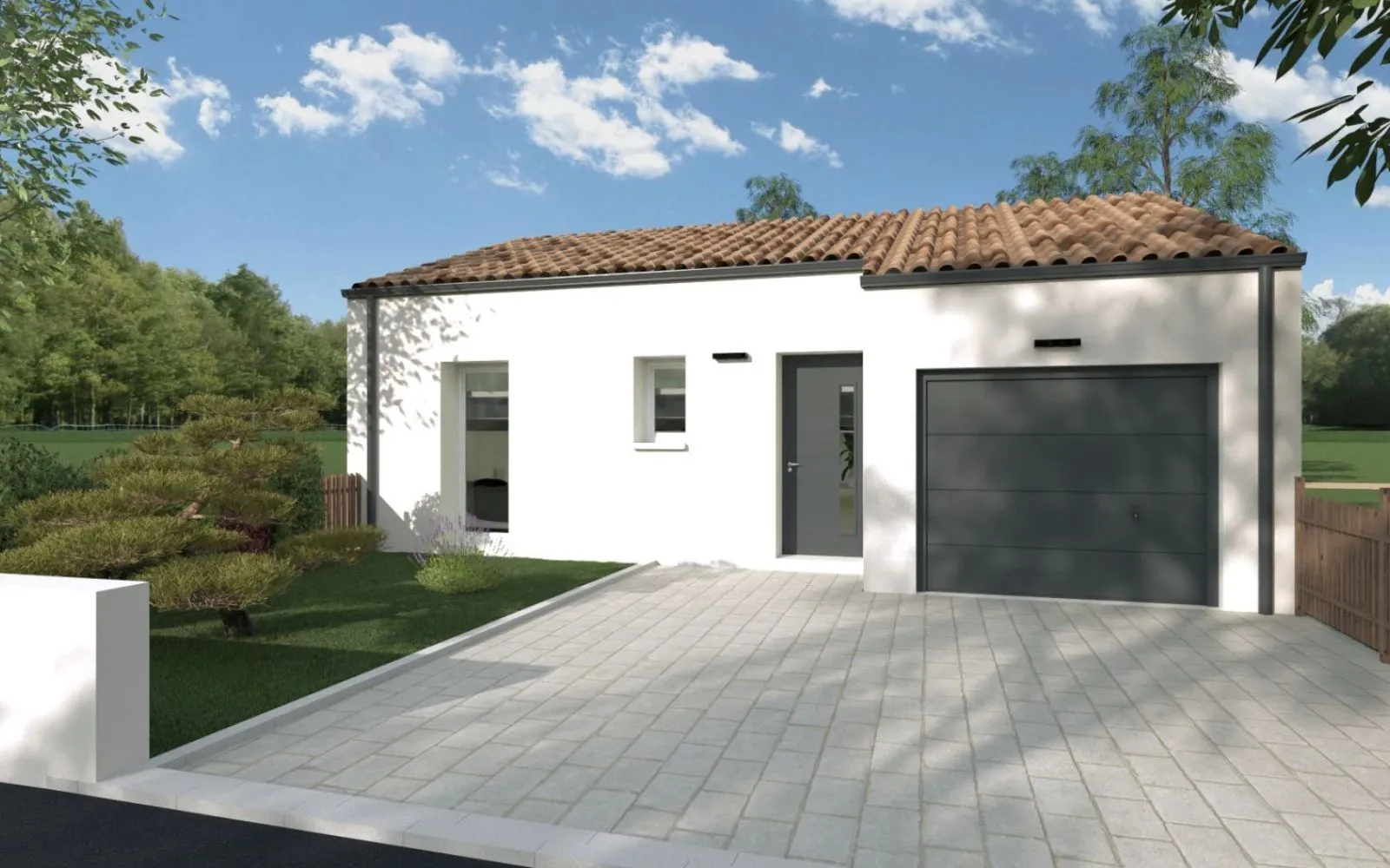 Projet de construction d'une maison 80 m² avec terrain à ARTHON-EN-RETZ (44) à Arthon-en-Retz — photo 1