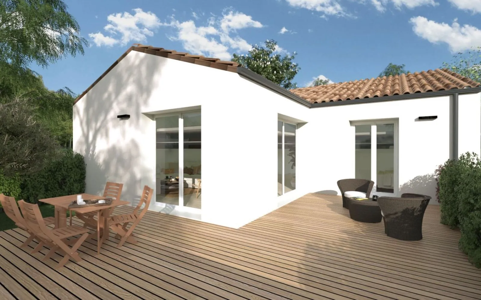 Projet de construction d'une maison 80 m² avec terrain à ARTHON-EN-RETZ (44) à Arthon-en-Retz — photo 2