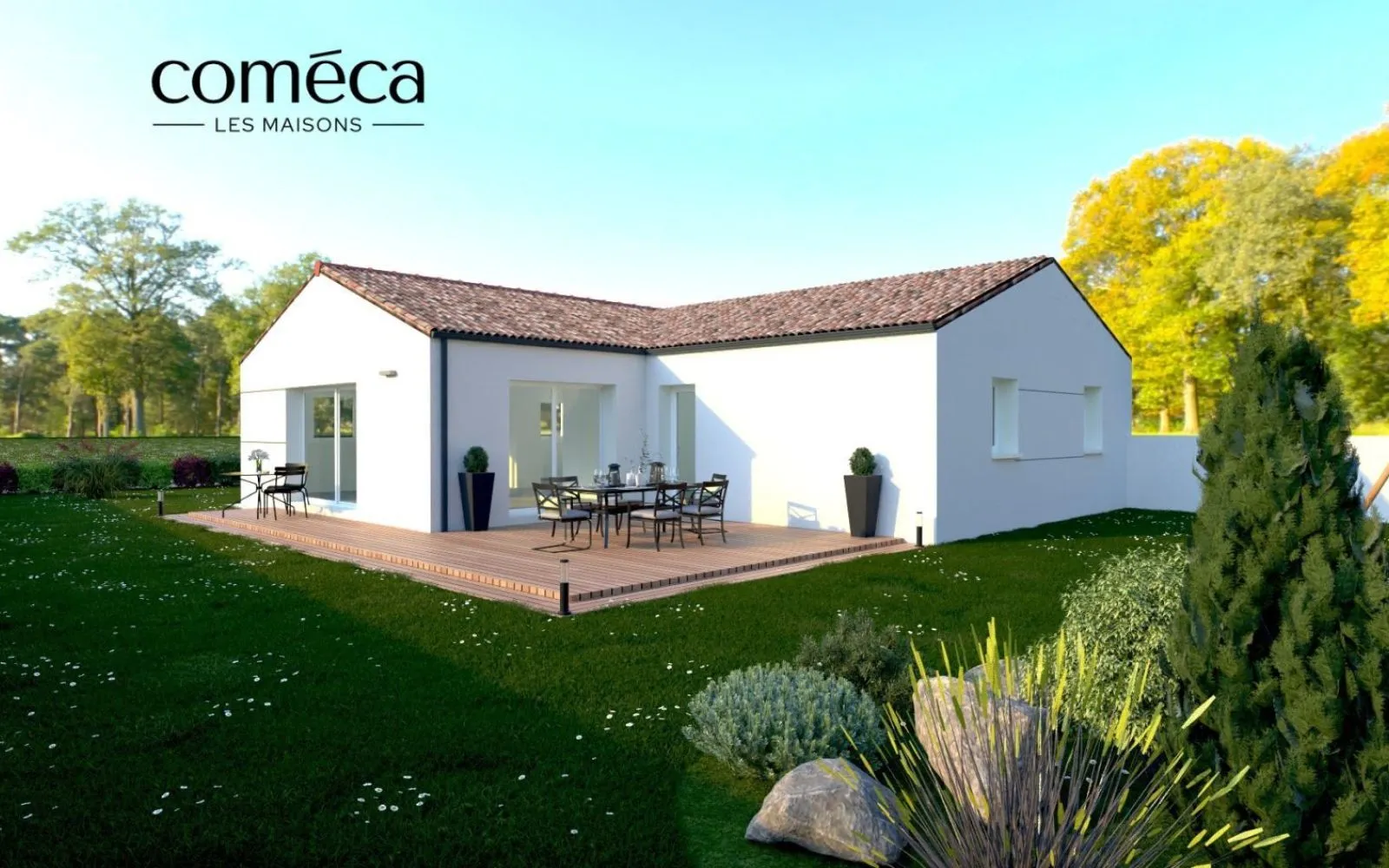 Projet de construction d'une maison 99 m² avec terrain à BOURGNEUF-EN-RETZ (44) à Bourgneuf-en-Retz — photo 3