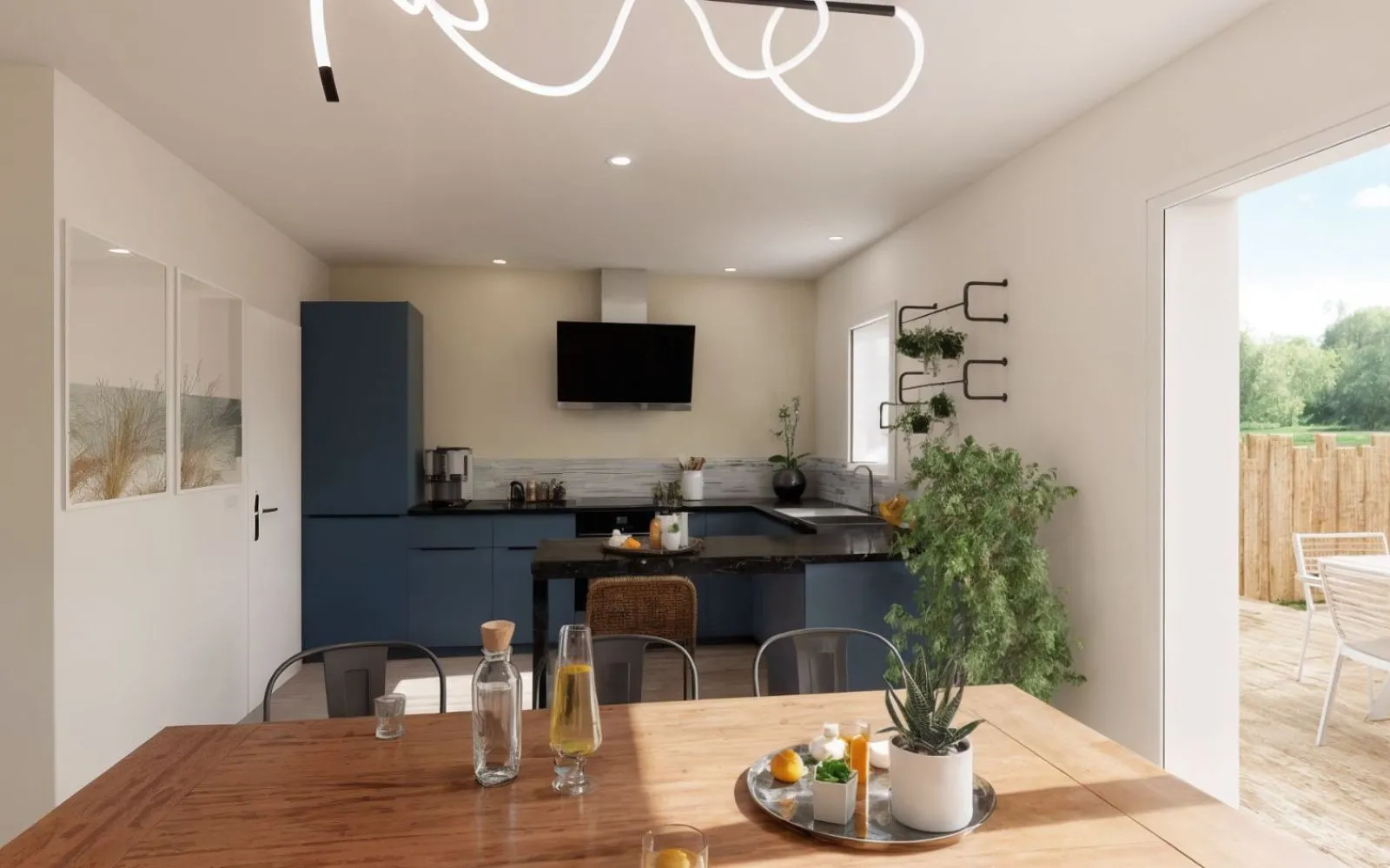 Projet de construction d'une maison 66 m² avec terrain à SAINT-HILAIRE-DE-CHALEONS (44) à Saint-Hilaire-de-Chaléons — photo 5