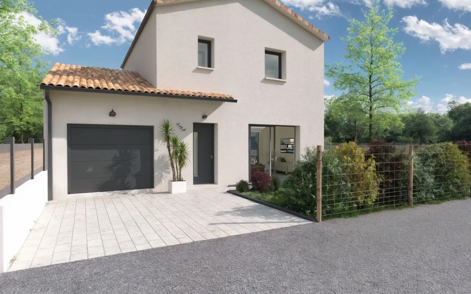 Projet de construction d'une maison 102 m² avec terrain à PONT-SAINT-MARTIN (44) à Pont-Saint-Martin — photo 1