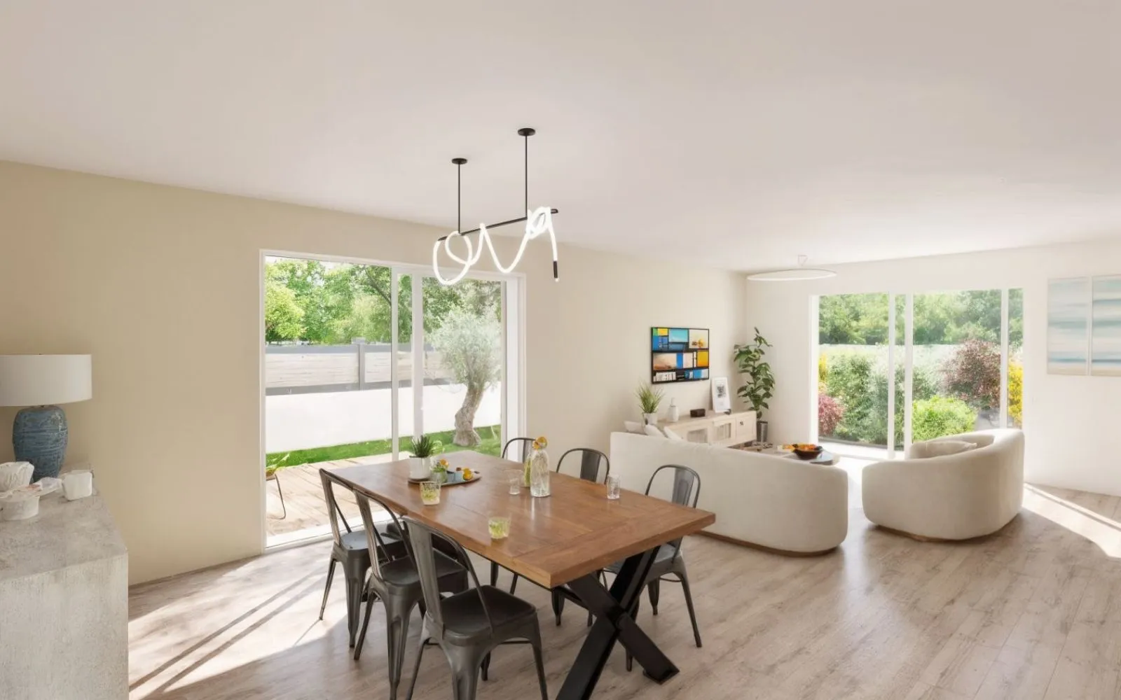Projet de construction d'une maison 102 m² avec terrain à PONT-SAINT-MARTIN (44) à Pont-Saint-Martin — photo 4