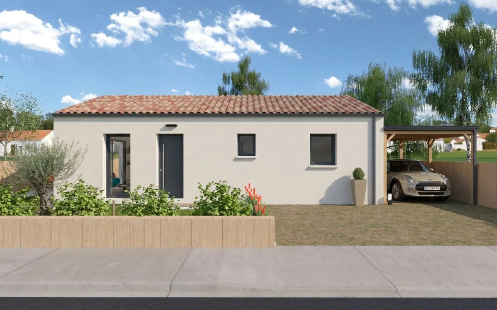 Projet de construction d'une maison 63 m² avec terrain à PAULX (44) à Paulx — photo 1