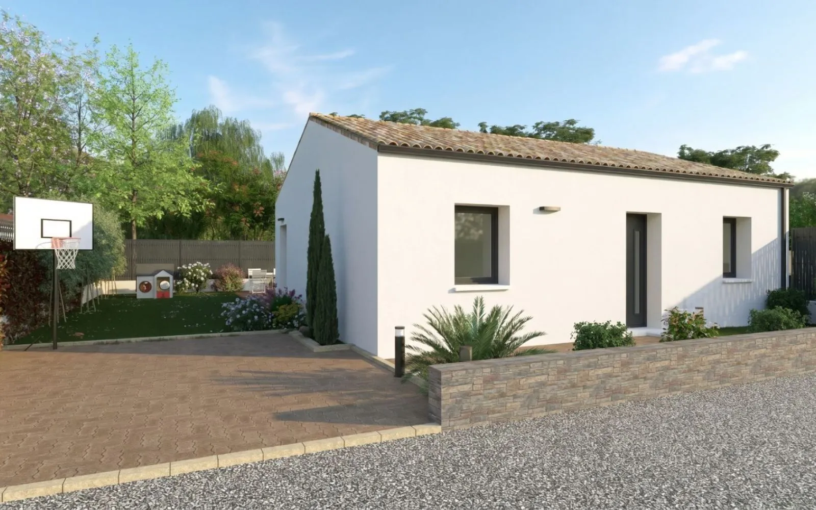 Projet de construction d'une maison 75 m² avec terrain à FRESNAY-EN-RETZ (44) à Fresnay-en-Retz — photo 1