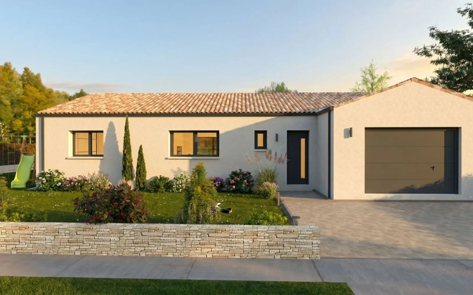 Projet de construction d'une maison 106 m² avec terrain à SAINT-AIGNAN-GRANDLIEU (44) à Saint-Aignan-Grandlieu — photo 1