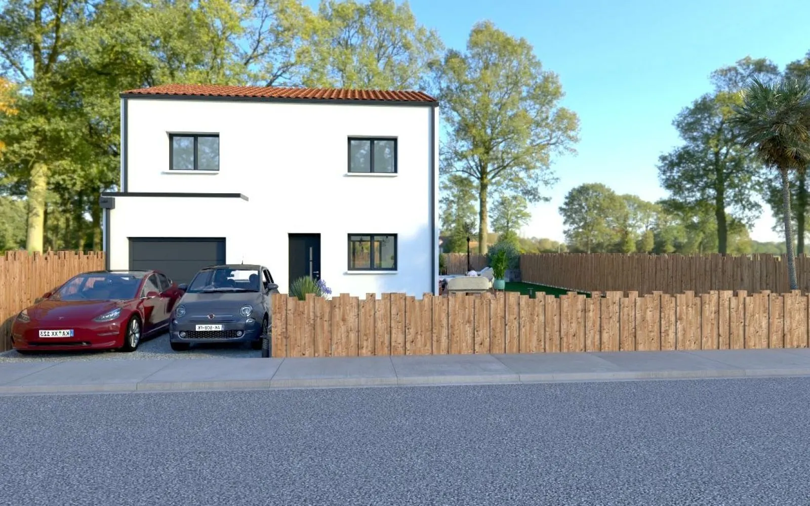 Projet de construction d'une maison 100 m² avec terrain à FRESNAY-EN-RETZ (44) à Fresnay-en-Retz — photo 1