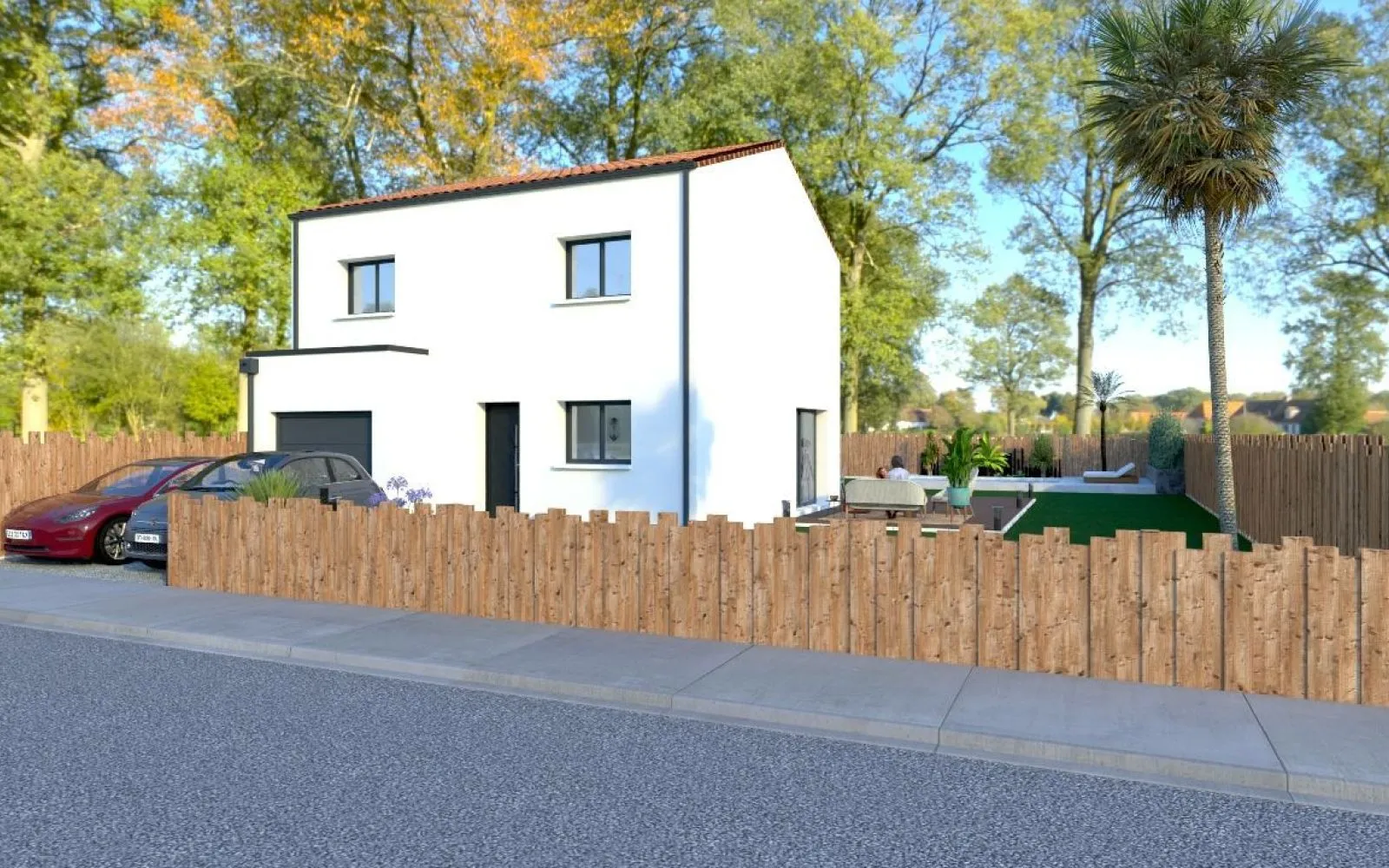 Projet de construction d'une maison 100 m² avec terrain à FRESNAY-EN-RETZ (44) à Fresnay-en-Retz — photo 2