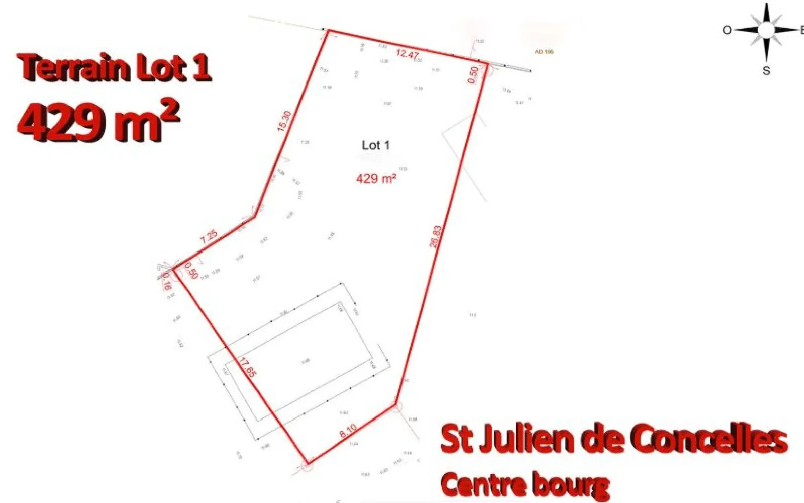 Terrain à bâtir de 430 m² à SAINT-JULIEN-DE-CONCELLES (44) à Saint-Julien-de-Concelles — photo 1