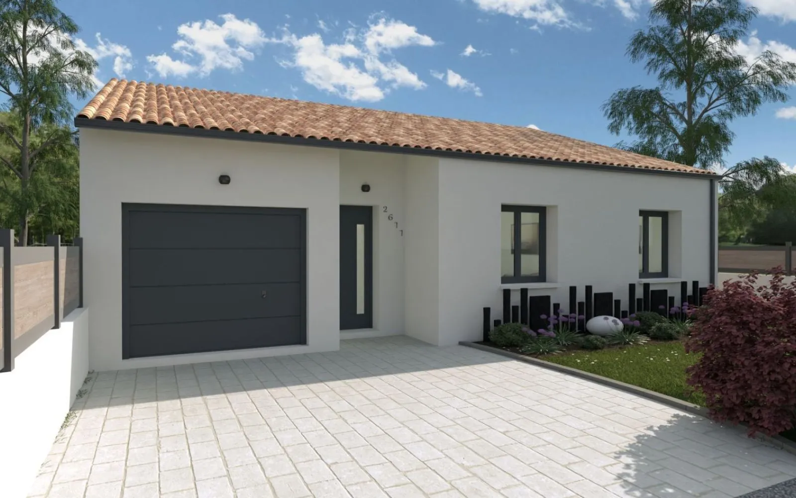 Projet de construction d'une maison 106 m² avec terrain à SAINT-VIAUD (44) à Saint-Viaud — photo 1