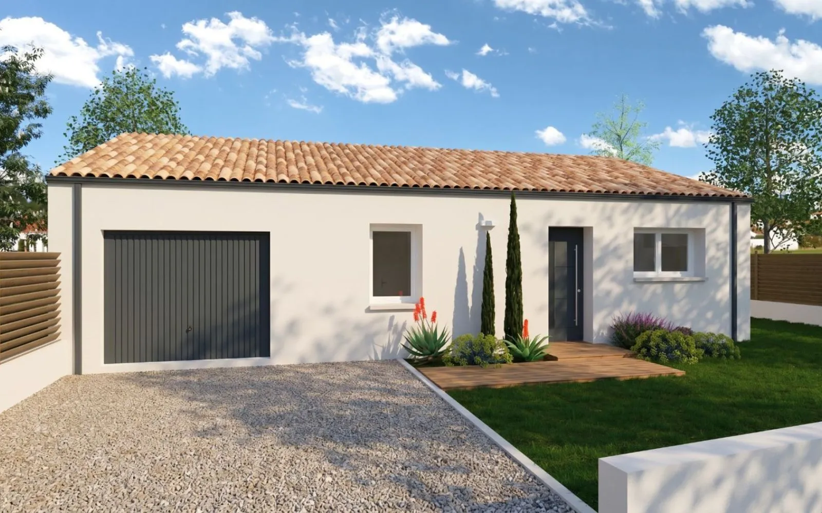 Projet de construction d'une maison 72.8 m² avec terrain à SALLERTAINE (85) à Sallertaine — photo 1