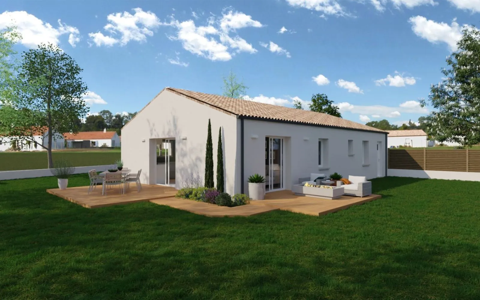 Projet de construction d'une maison 81 m² avec terrain à SAINT-CHRISTOPHE-DU-LIGNERON (85) à Saint-Christophe-du-Ligneron — photo 1