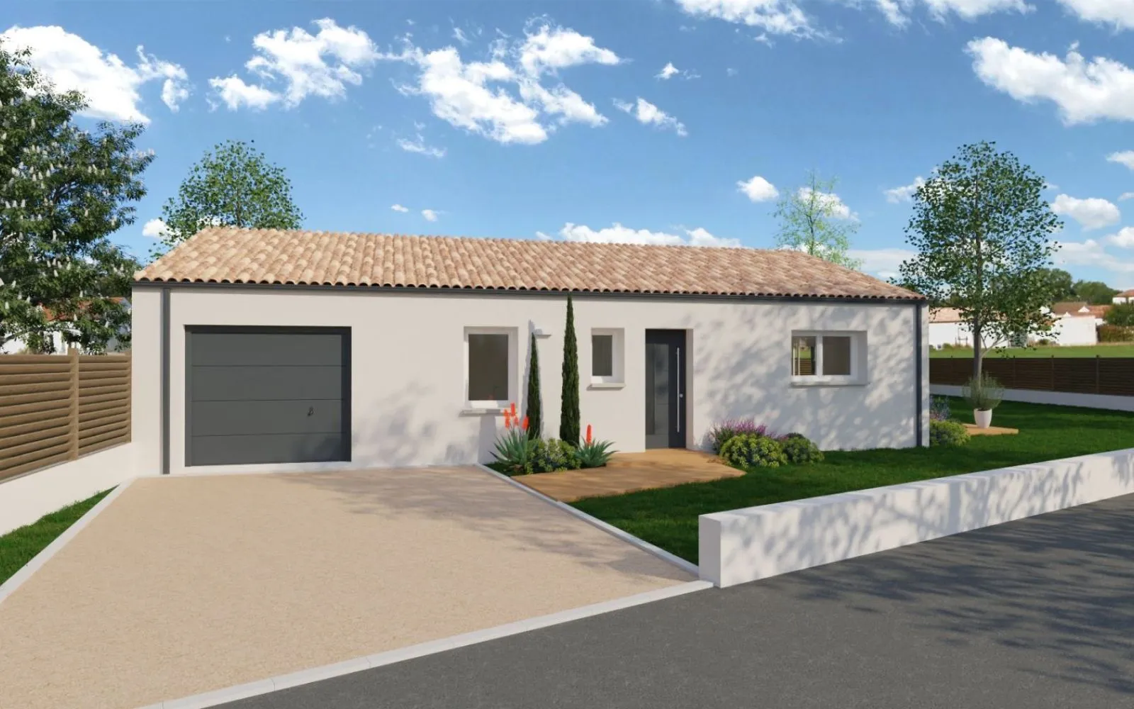 Projet de construction d'une maison 81 m² avec terrain à SAINT-CHRISTOPHE-DU-LIGNERON (85) à Saint-Christophe-du-Ligneron — photo 2