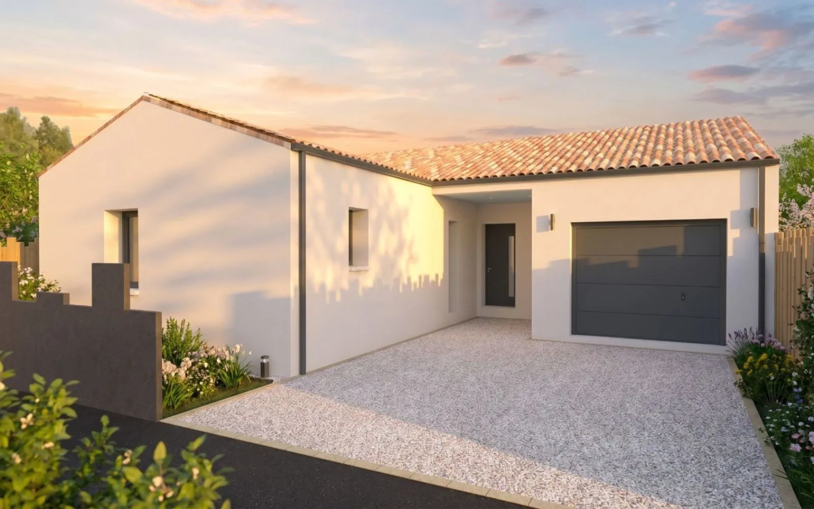 Projet de construction d'une maison 105 m² avec terrain à LA GARNACHE (85) à La Garnache — photo 1