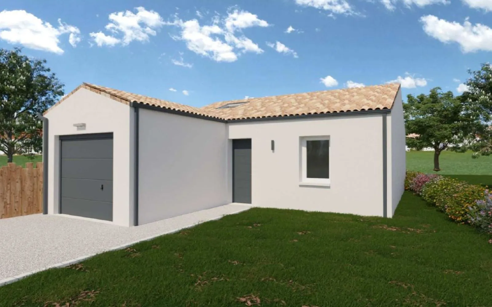 Projet de construction d'une maison 60.05 m² avec terrain à BEAUVOIR-SUR-MER (85) à Beauvoir-sur-Mer — photo 1