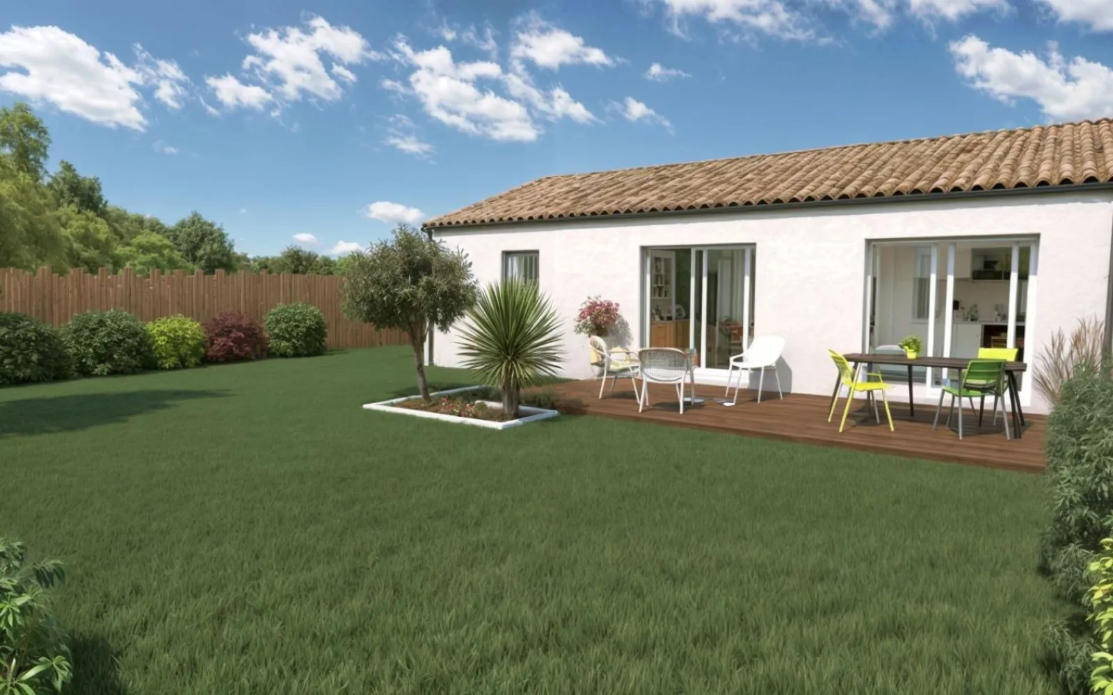 Projet de construction d'une maison 66.42 m² avec terrain à BEAUFOU (85) à Beaufou — photo 2