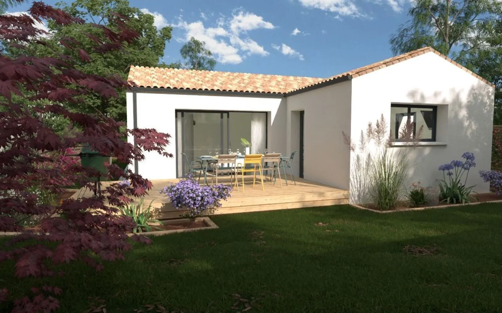 Projet de construction d'une maison 93 m² avec terrain à MOUILLERON-LE-CAPTIF (85) à Mouilleron-le-Captif — photo 1