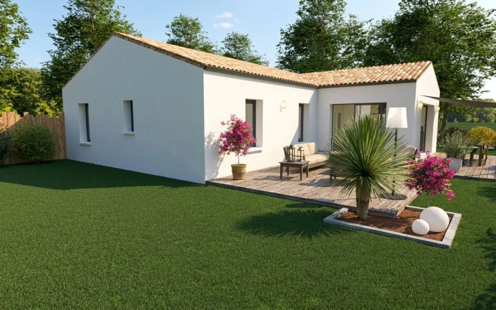 Projet de construction d'une maison 90 m² avec terrain à LES BROUZILS (85) à Brouzils — photo 1