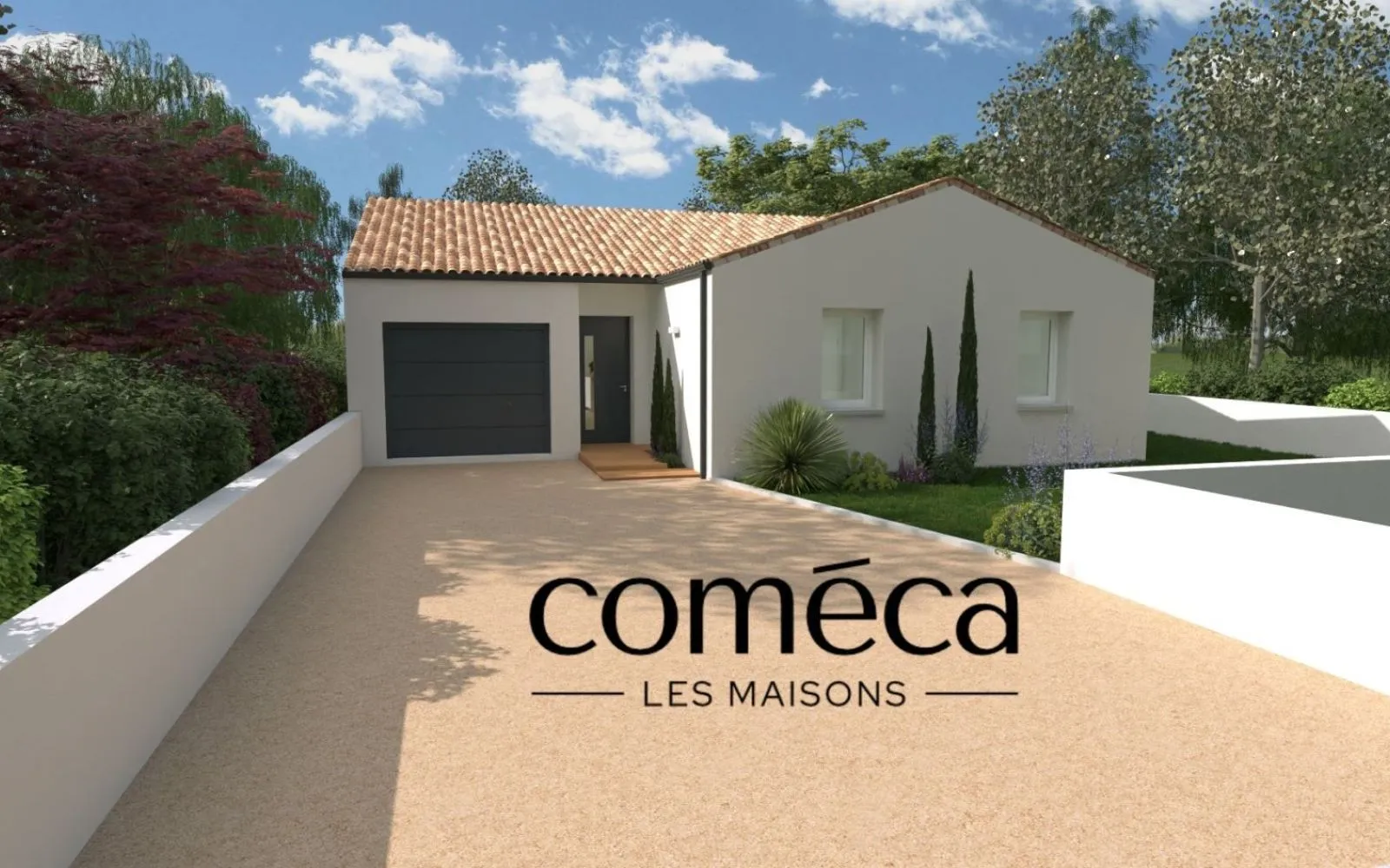 Projet de construction d'une maison 97 m² avec terrain à POIROUX (85) à Poiroux — photo 1