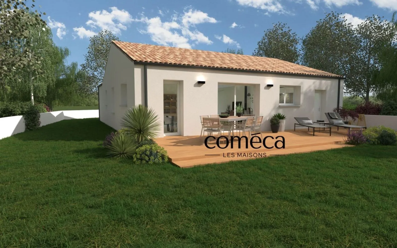 Projet de construction d'une maison 97 m² avec terrain à POIROUX (85) à Poiroux — photo 2