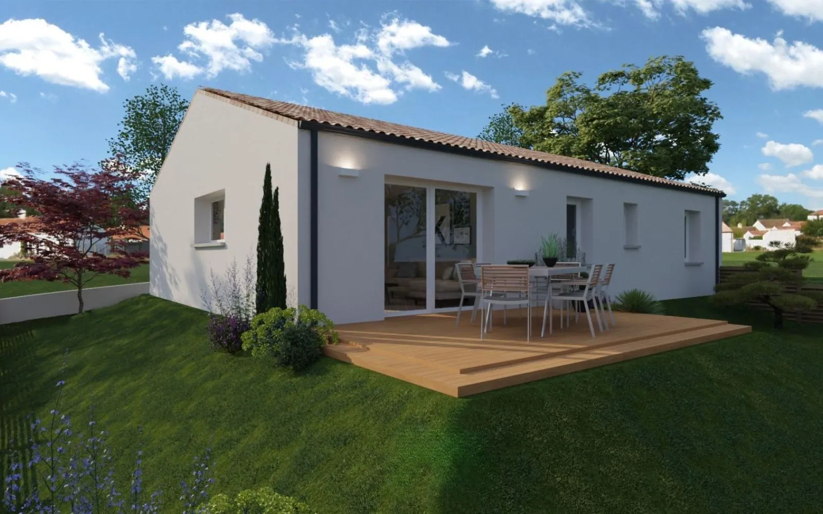 Projet de Construction – Maison 3 Chambres avec Garage & Terrasse à Moutiers-les-Mauxfaits — photo 2