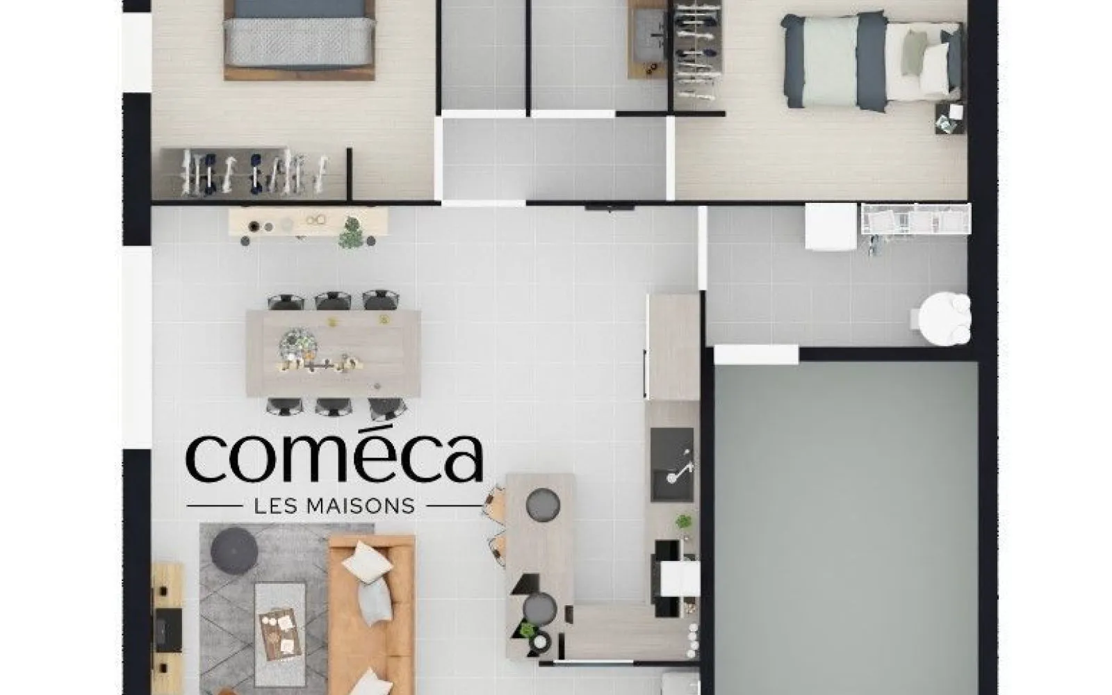 Projet de construction d'une maison 76 m² avec terrain à SAINT-BENOIST-SUR-MER (85) à Saint-Benoist-sur-Mer — photo 4