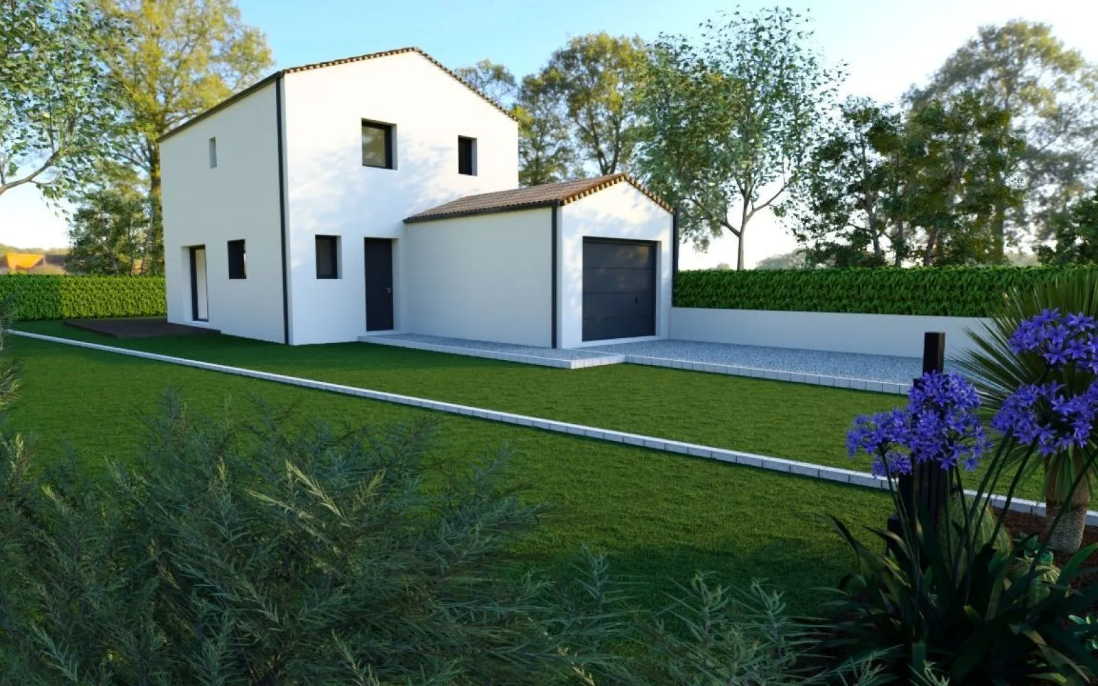 Projet de construction d'une maison 85.5 m² avec terrain à LA PLAINE-SUR-MER (44) à La Plaine-sur-Mer — photo 1