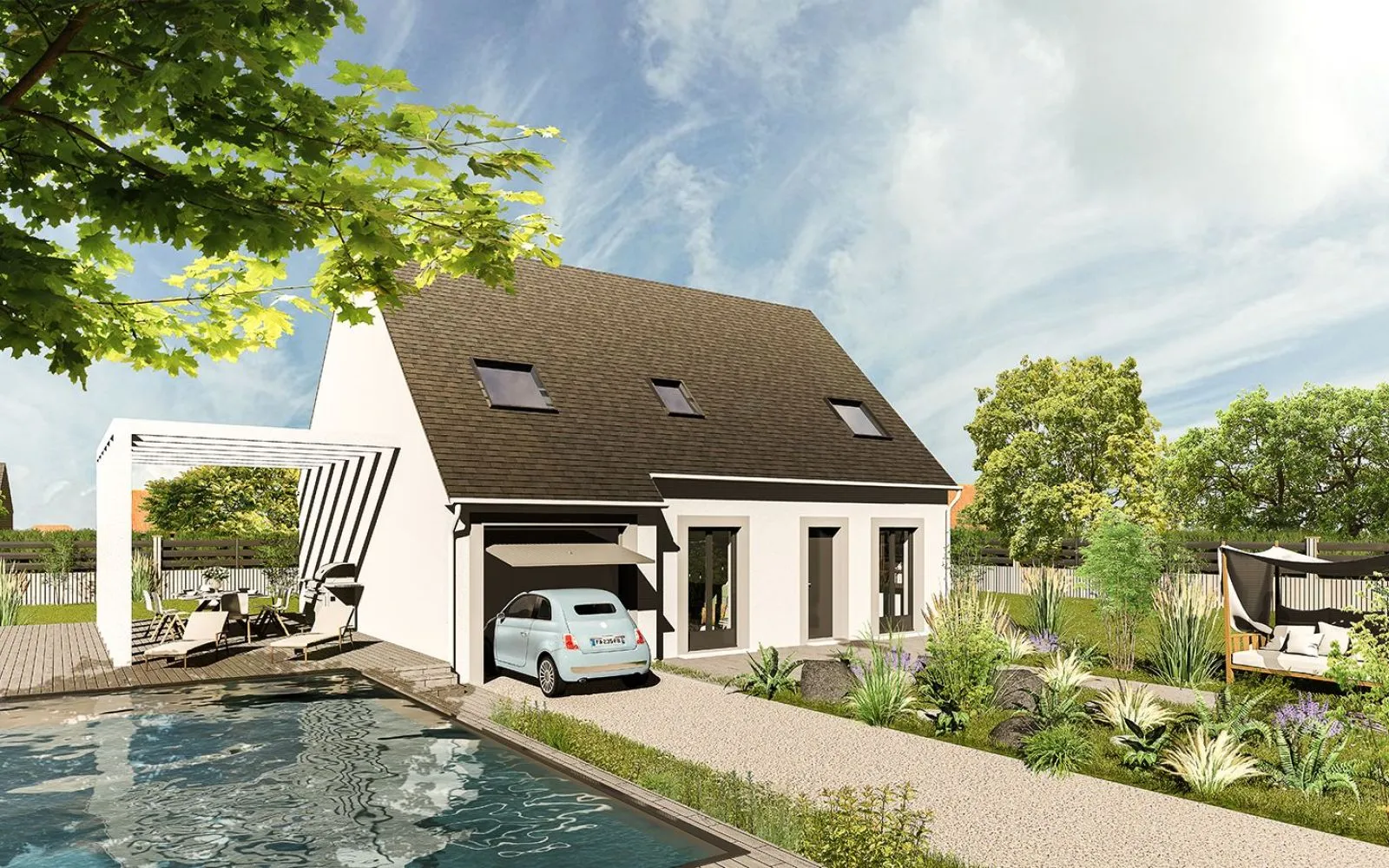 Faites construire votre maison 112.01 m² avec terrain à DANGERS (28) ! à Dangers — photo 1
