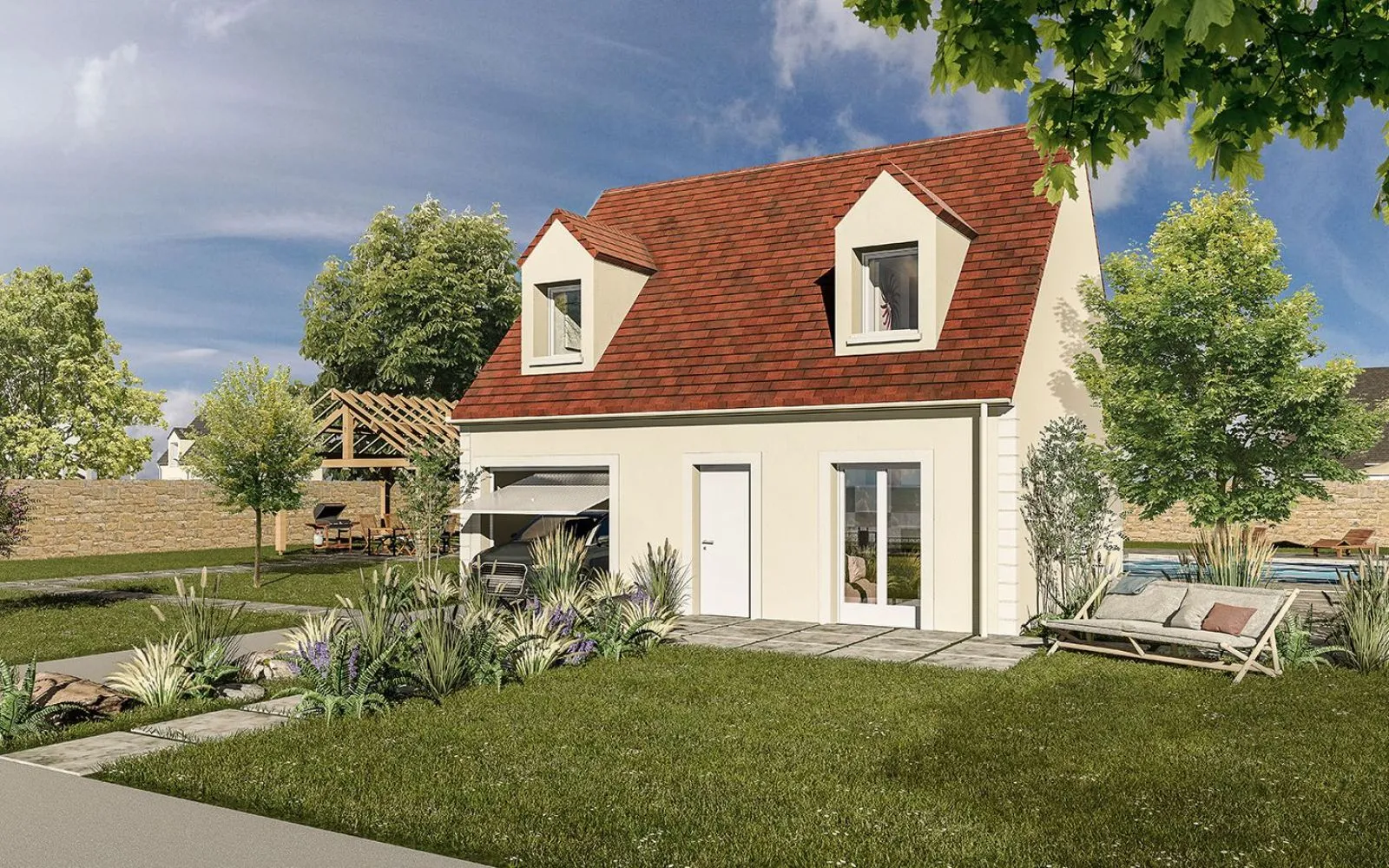 Faites construire votre maison 81.67 m² avec terrain à MIGNIERES (28) ! à Mignières — photo 1