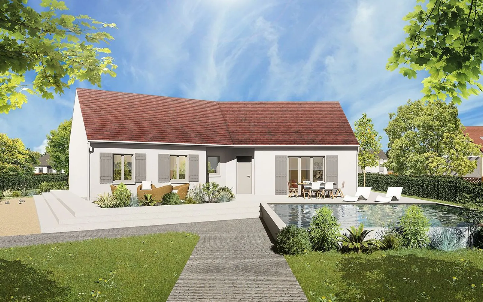 Faites construire votre maison 90.27 m² avec terrain à LE COUDRAY (28) ! à Le Coudray — photo 1