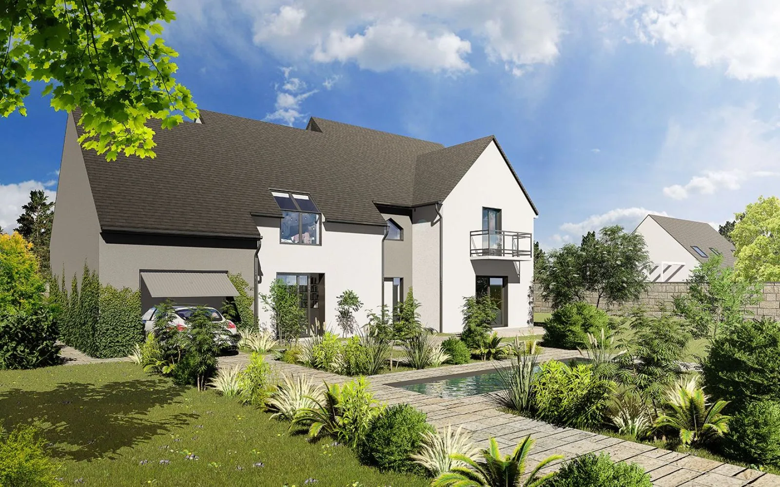 Faites construire votre maison 196.18 m² avec terrain à CHATEAU-LANDON (77) ! à Château-Landon — photo 1