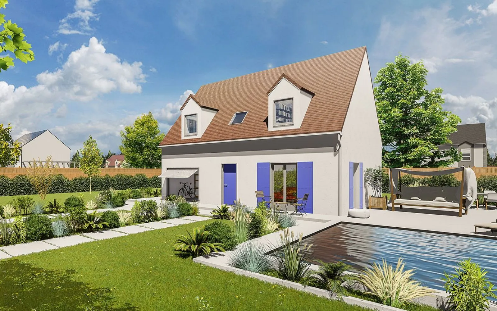 Faites construire votre maison 100.51 m² avec terrain à MAURECOURT (78) ! à Maurecourt — photo 1