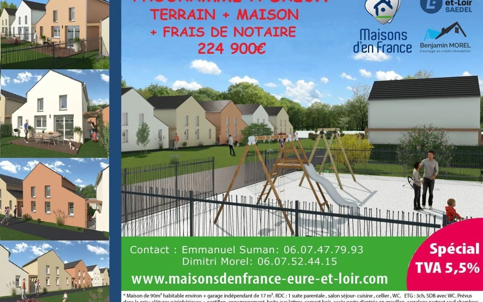 Faites construire votre maison 98.33 m² avec terrain à ILLIERS-COMBRAY (28) ! à Illiers-Combray — photo 3