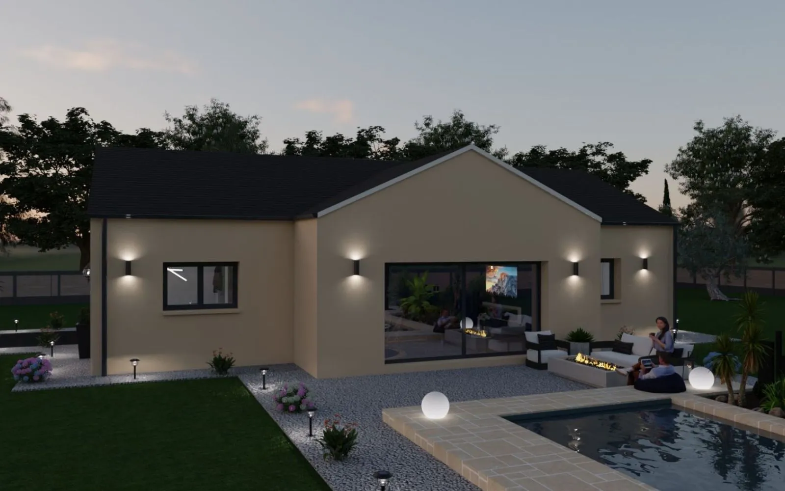 Faites construire votre maison 90.27 m² avec terrain à PIERRES (28) ! à Pierres — photo 2