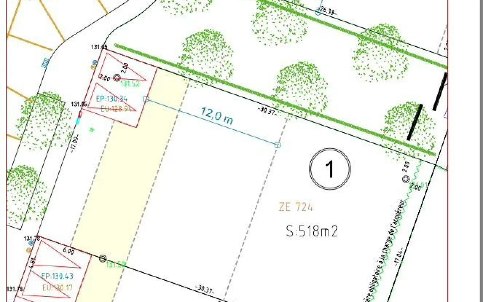 Terrain à bâtir de 518 m² à NOGENT-LE-ROI (28) à Nogent-le-Roi — photo 1