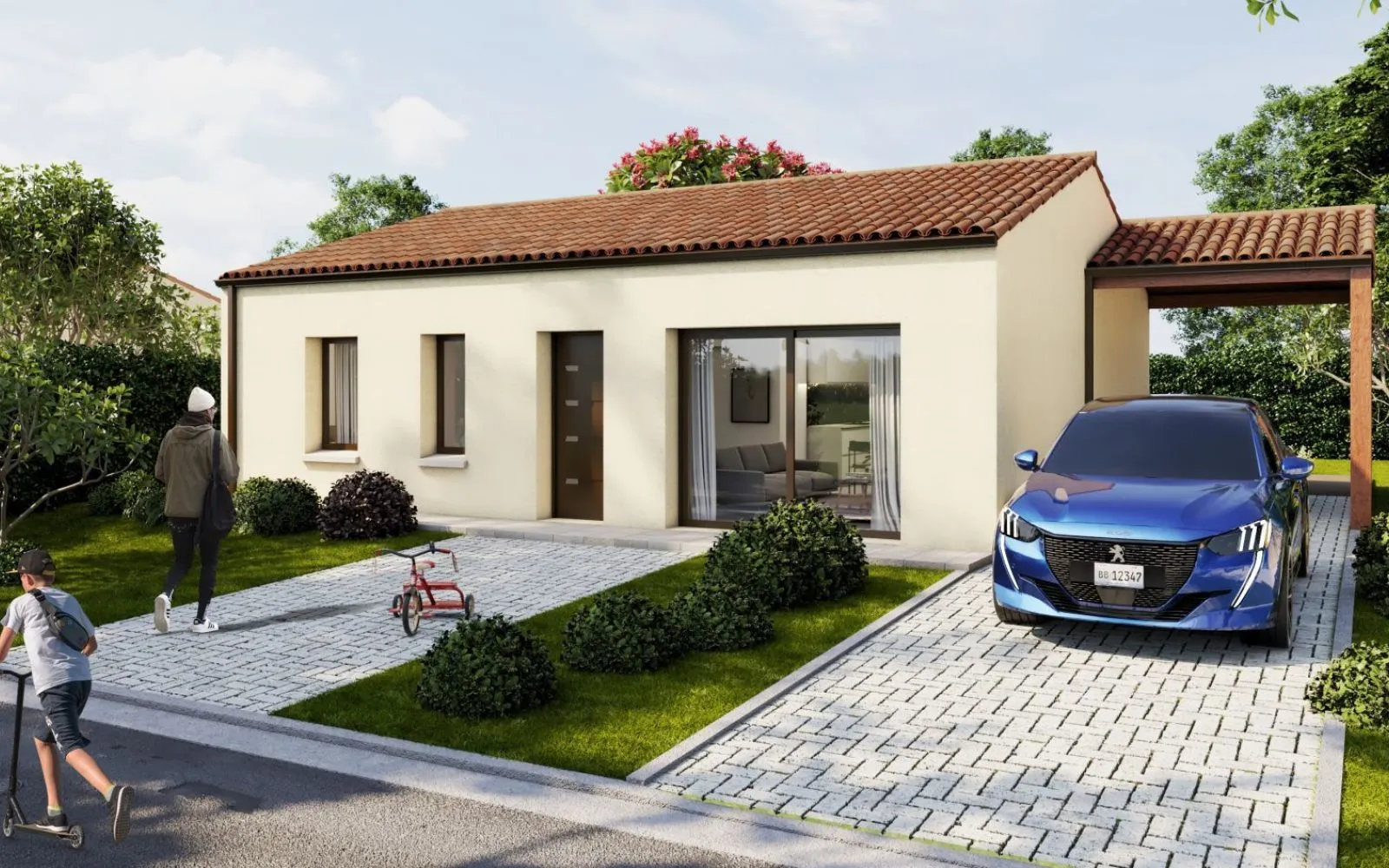 Maison 79 m² avec terrain à JAUNAY-MARIGNY à Jaunay-Marigny — photo 1