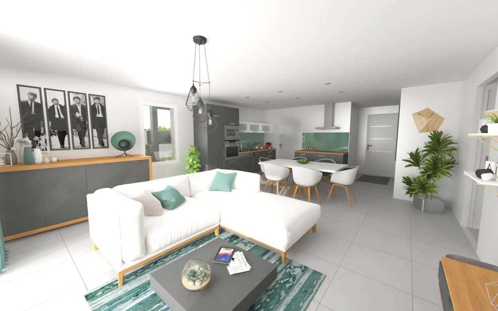 Maison 79 m² avec terrain à JAUNAY-MARIGNY à Jaunay-Marigny — photo 4