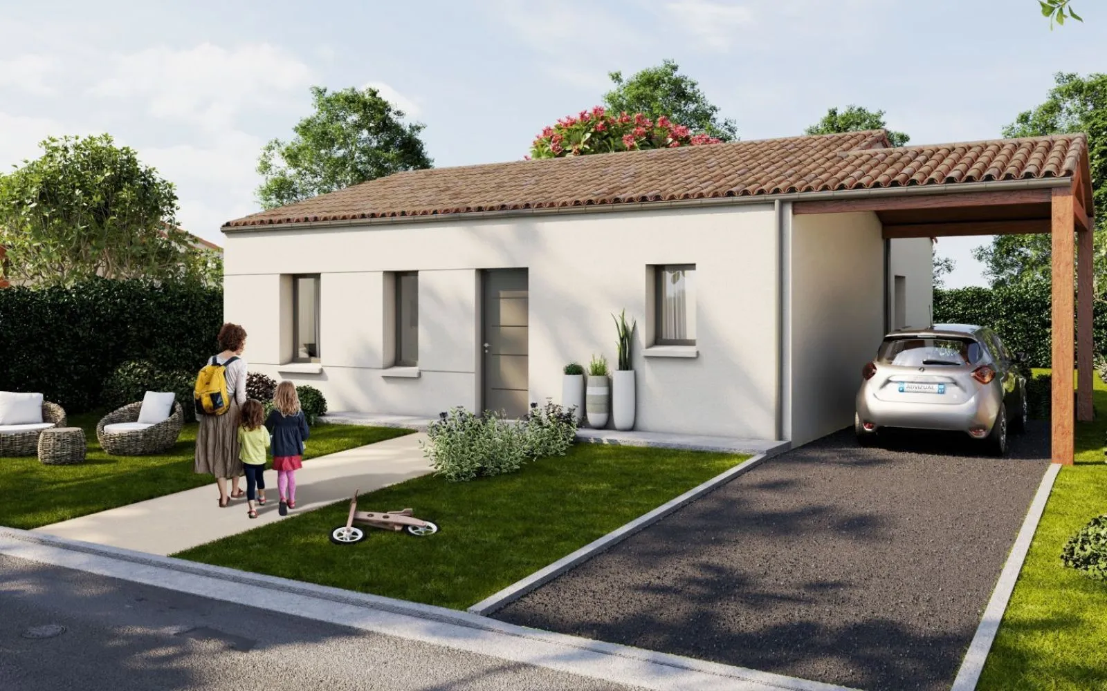 Maison 71 m² avec terrain à JAUNAY-MARIGNY à Jaunay-Marigny — photo 1