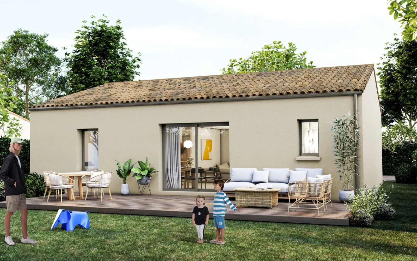 Maison 69.32 m² avec terrain à CLESSE à Clessé — photo 2