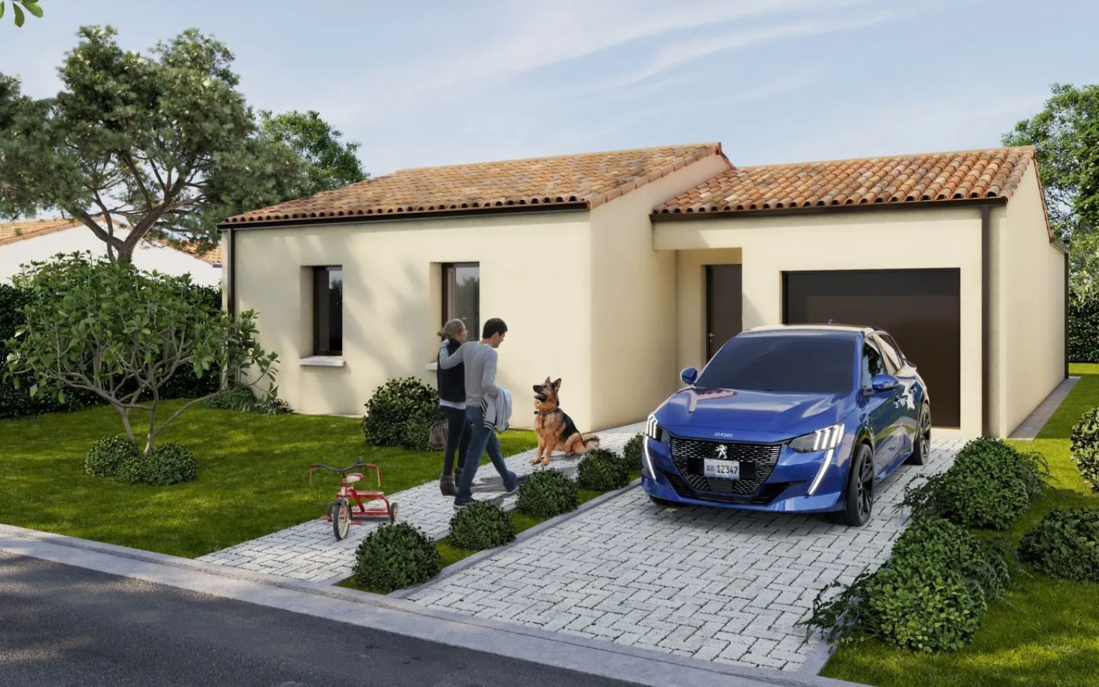 Maison 89.9 m² avec terrain à JAUNAY-MARIGNY à Jaunay-Marigny — photo 1