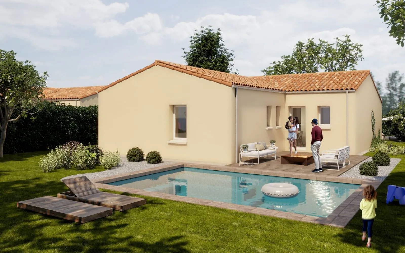 Maison 87.18 m² avec terrain à JAUNAY-MARIGNY à Jaunay-Marigny — photo 2