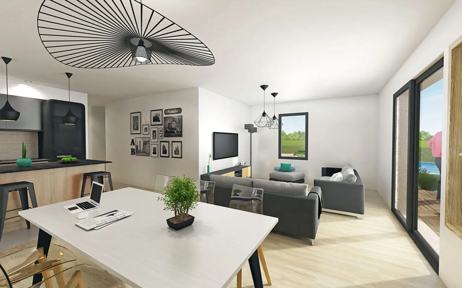 Maison 87.18 m² avec terrain à JAUNAY-MARIGNY à Jaunay-Marigny — photo 4