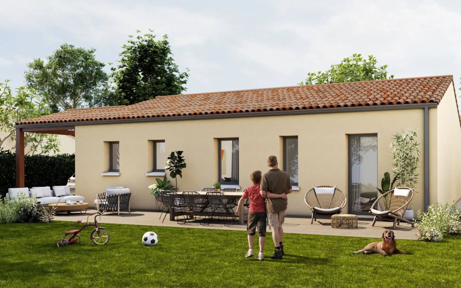 Maison 93 m² avec terrain à SAINT-JULIEN-L'ARS à Saint-Julien-l'Ars — photo 2