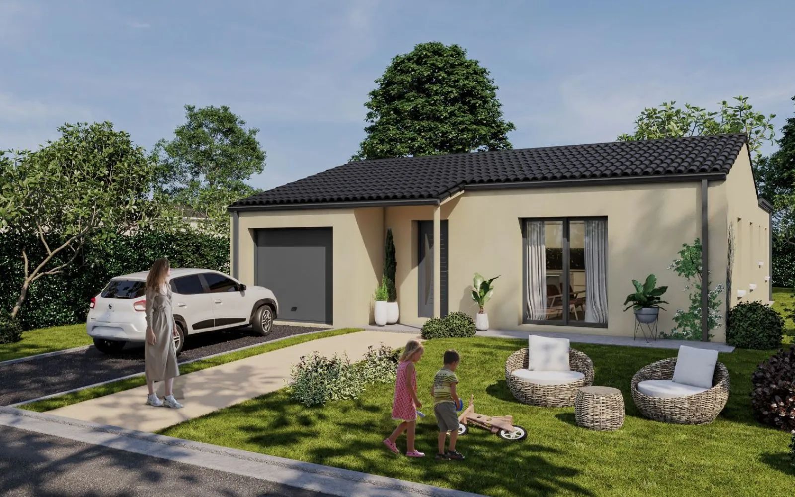 Maison 85.85 m² avec terrain à LE PIN à Le Pin — photo 1