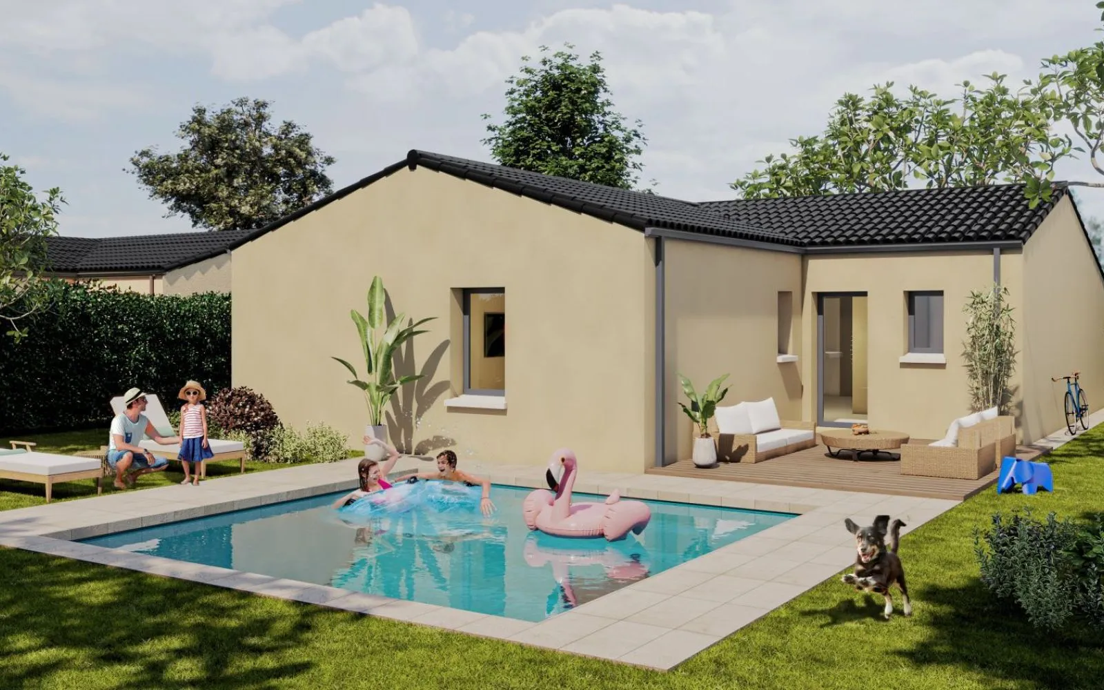 Maison 85.85 m² avec terrain à LE PIN à Le Pin — photo 2