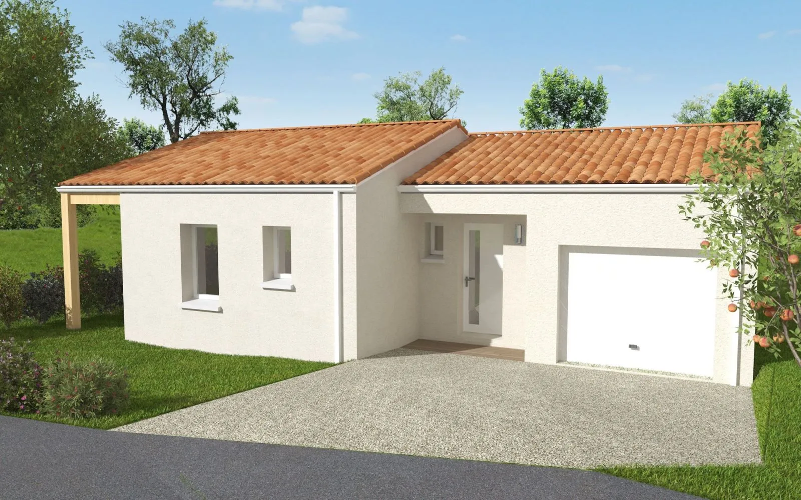Maison 85.38 m² avec terrain à St Marc la lande à Saint-Marc-la-Lande — photo 1