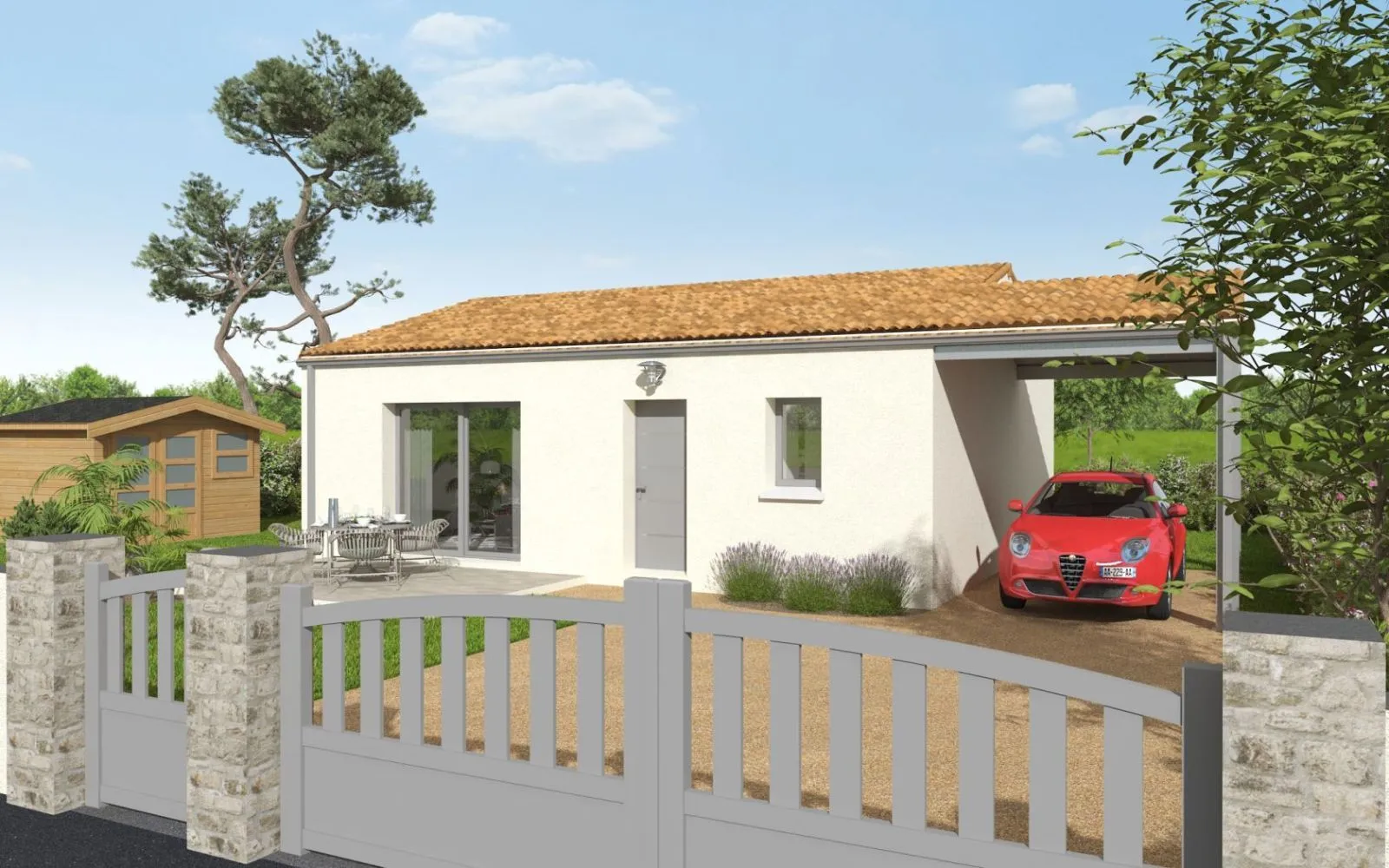 Maison 81 m² avec terrain à EXIREUIL à Exireuil — photo 1
