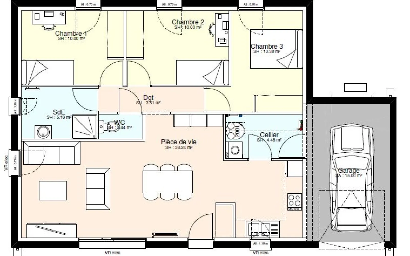 Maison 81 m² avec terrain à EXIREUIL à Exireuil — photo 2