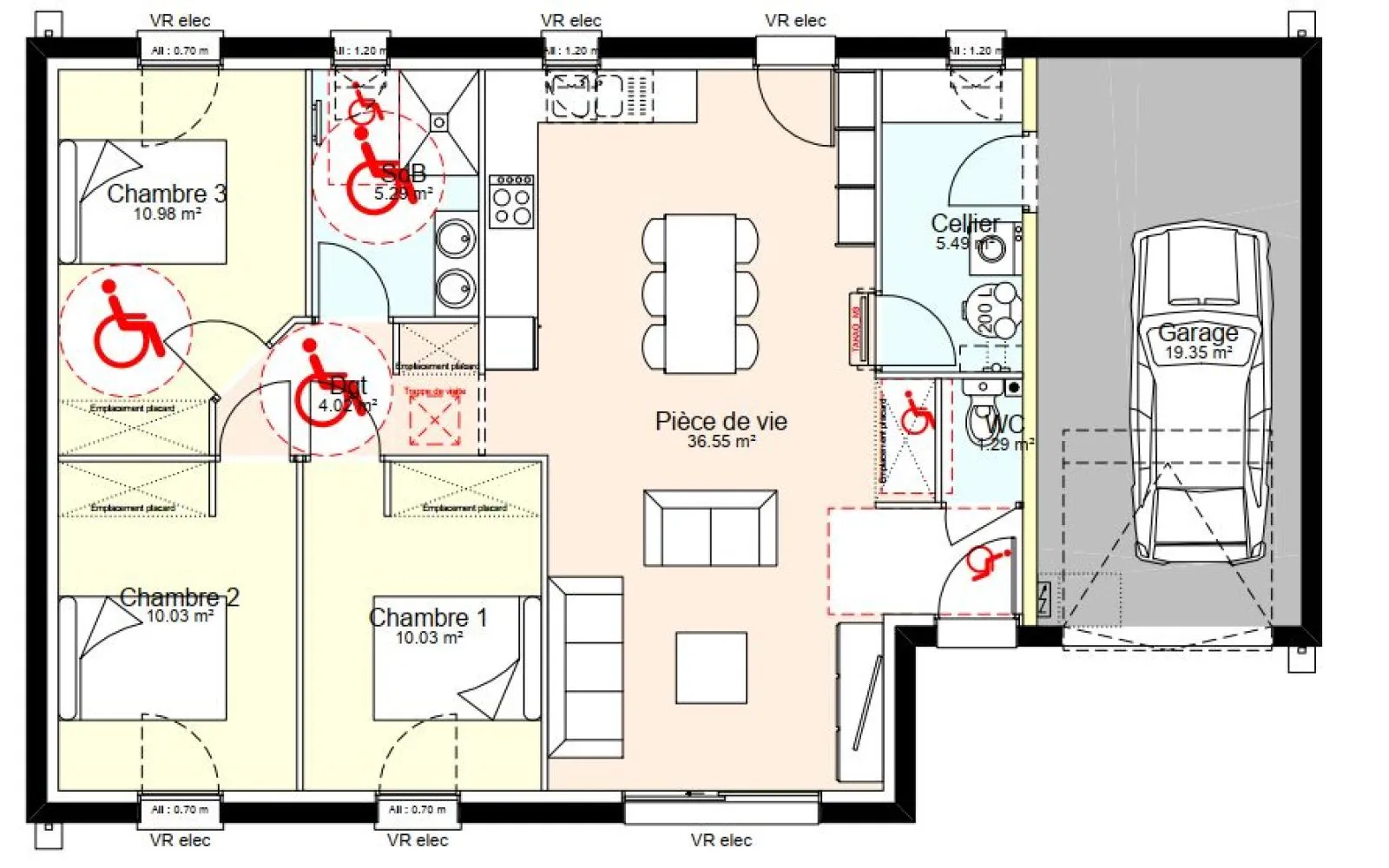 Maison 83 m² avec terrain à SAINT-LIN à Saint-Lin — photo 2